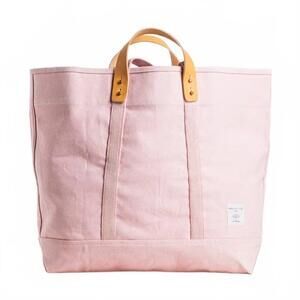 NEW IMMODEST COTTON women's large east west tote bag in bubblegum pink